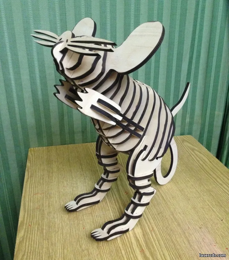 Макет "Мышь 3d"